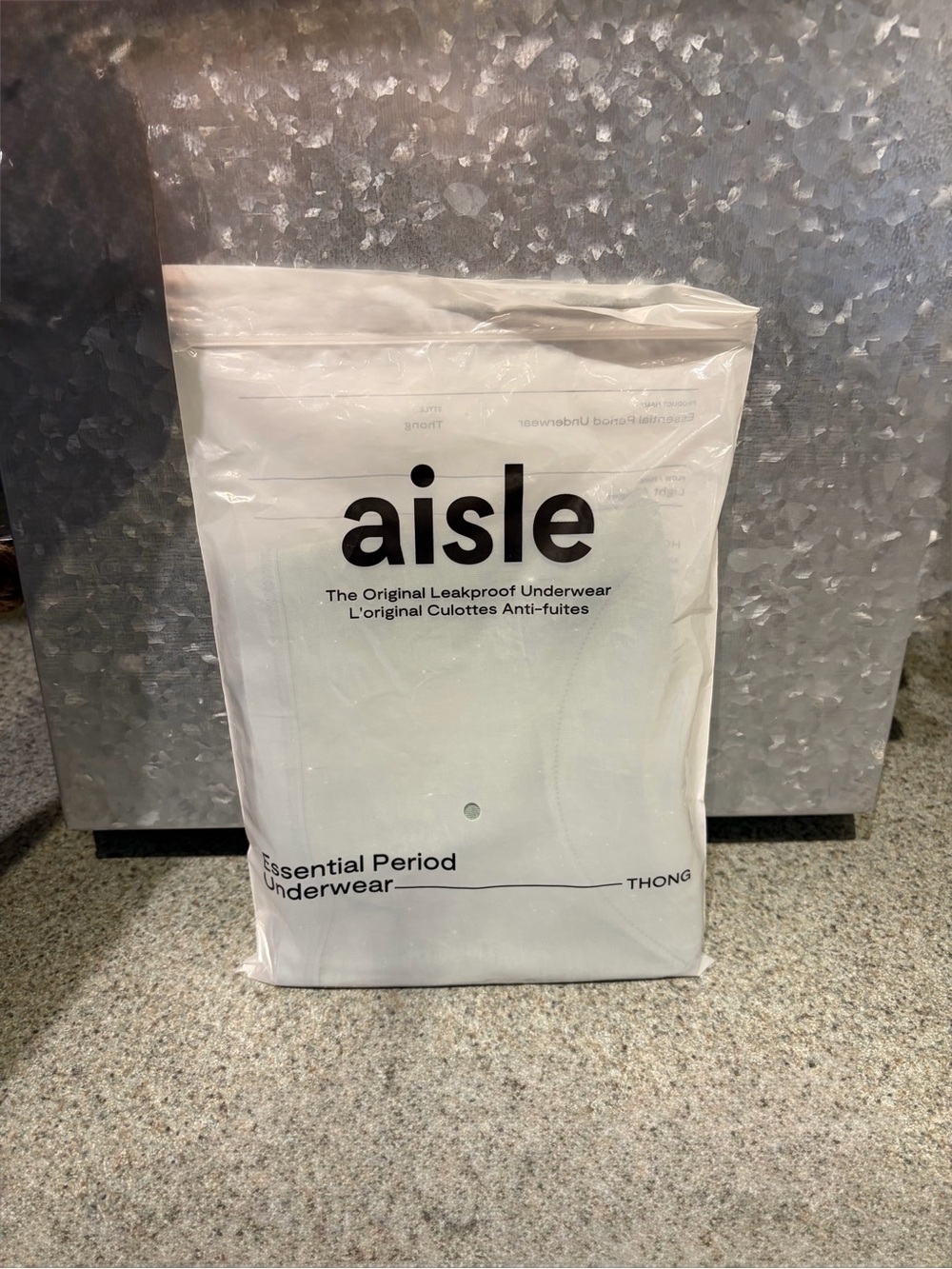 Aisle Essential Period Thong - Eucalyptus - 1X